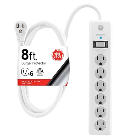 Ge Outlet Tap, Surge, 8 ft., White 14014